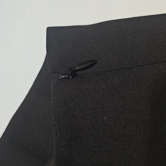 Theory Skinny Elegant Black Dress Pants Trousers Size 4 - Picture 4 of 7